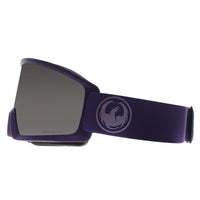 Dragon Ski Goggles DX3 Plus OTG 508 Deep Plum Lumalens Silver Ionized & Violet