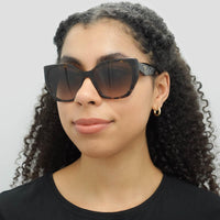 Prada Sunglasses PR19ZS 2AU6S1 Havana Brown Gradient