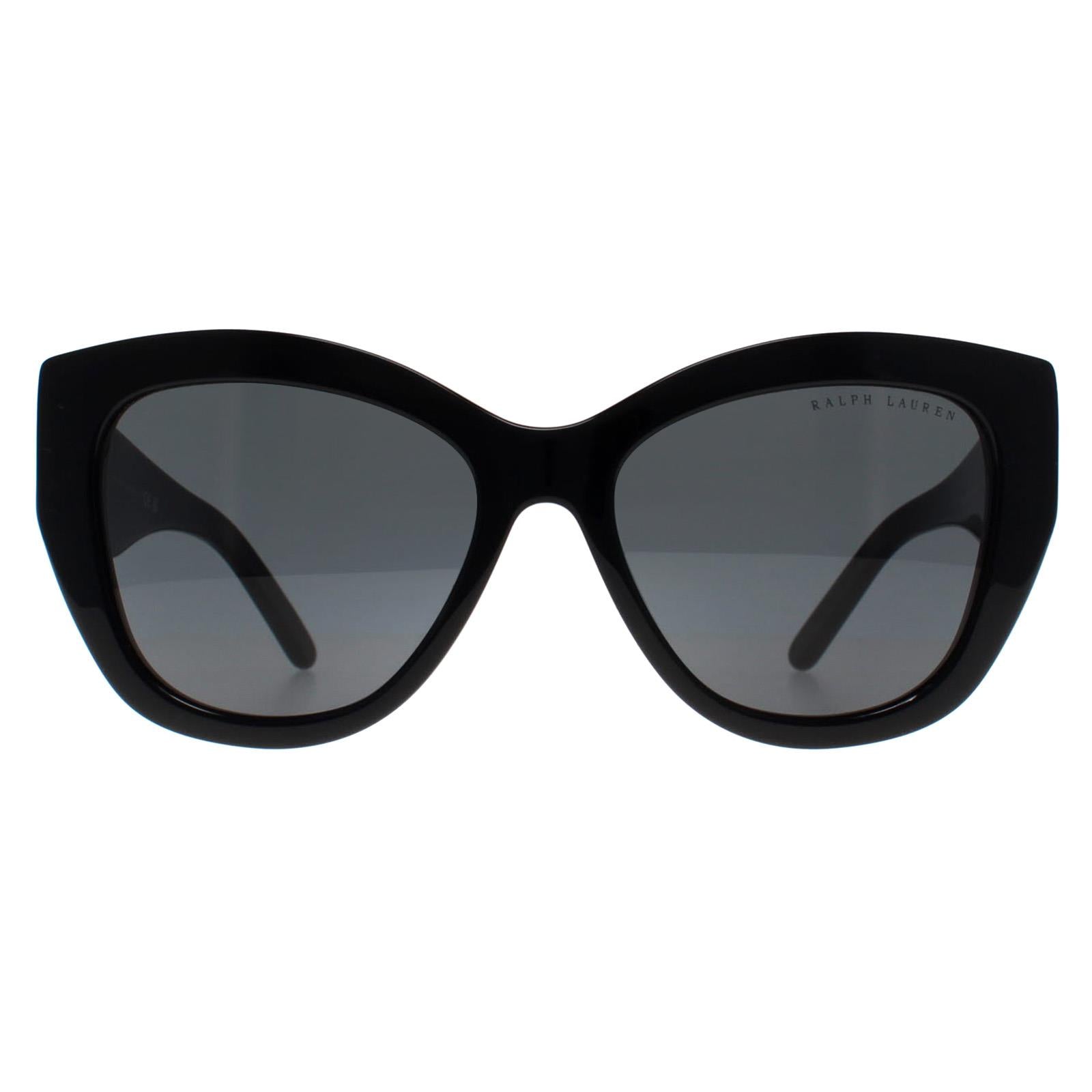Ralph Lauren Sunglasses RL8175 500187 Shiny Black Dark Grey  display picture 1