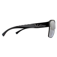 Emporio Armani Sunglasses EA2066 3001Z3 Matte Black Grey Mirror Silver Polarized