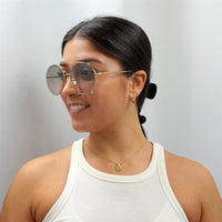 Chloe Sunglasses CH0041S 001 Gold Green Gradient