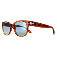 Persol Sunglasses PO3257S 96/56 Terra Di Siena Light Blue