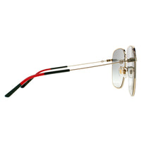 Gucci Sunglasses GG0394S 001 Black and Gold Grey Gradient