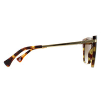 Ralph by Ralph Lauren Sunglasses RA5267 5836T5 Shiny Sponged Havana Brown Gradient Polarized