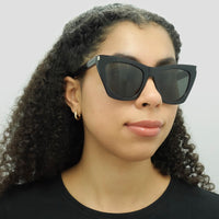 Saint Laurent Sunglasses SL 214 KATE 001 Black Grey