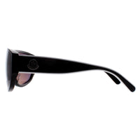 Moncler Sunglasses ML0260-F 01A Shiny Black Smoke Grey