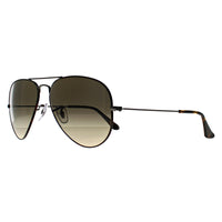 Ray-Ban Sunglasses Aviator 3025 92700A Polished Havana On Gunmetal Brown Vintage Gradient Black
