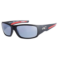 O'Neill Sunglasses ONS Zepol 2.0 127P Matte Black Red Grey Silver Mirror Polarized