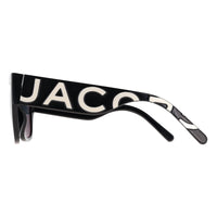 Marc Jacobs Sunglasses MARC 695/S 80S/2K Shiny Black Blue Light Mirror