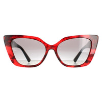 Valentino Sunglasses VA4073 502011 Red Havana Grey Gradient