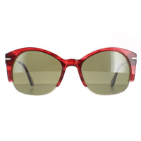 Serengeti Sunglasses Vinita SS529004 Silver Red Streaky Polarized Green 555nm