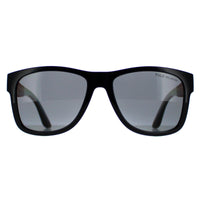 Polo Ralph Lauren Sunglasses PH4162 500181 Shiny Black Grey Polarised