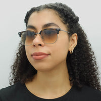 Ray-Ban Sunglasses RB4416 New Clubmaster 710/51 Havana Brown Gradient