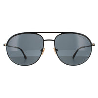 Tom Ford Sunglasses Gio FT0772 02A Matte Black Smoke Grey