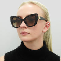 Dolce & Gabbana Sunglasses DG4405F 502/13 Dark Havana Brown Gradient