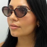 INVU Sunglasses B2108 C Cloud Brown Sage Tortoise Brown Polarized