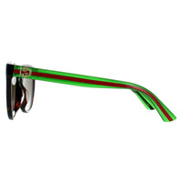 Gucci Sunglasses GG0702SKN 003 Havana With Green and Red Brown Gradient