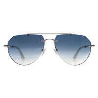 Police Sunglasses SPLN42M Horizon 11 0579 Shiny Palladium Blue Gradient