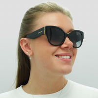 Burberry Sunglasses BE4294 38388G Top Black on Vintage Check Grey Gradient