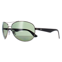 Ray-Ban Sunglasses 3526 029/9A Gunmetal & Black Green Polarized