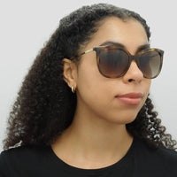 Ralph by Ralph Lauren Sunglasses RA5248 500313 Shiny Dark Havana Brown Gradient