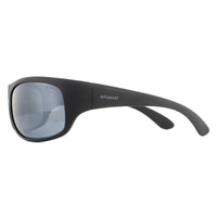 Polaroid Sport Sunglasses 07886 003 EX Matte Black Grey Silver Polarized Mirror