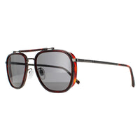 Chopard Sunglasses SCHF25 777P Brown Honey Havana Smoke Smoke Polarised
