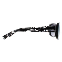 Coach Sunglasses HC8168 534811 Black Crystal Mosaic Light Grey