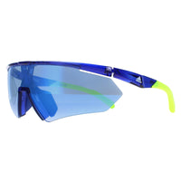 Adidas Sunglasses SP0027 91X Frosted Blue Vario Mirror Blue Photochromic