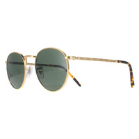 Ray-Ban Sunglasses RB3637 New Round 919631 Gold Green