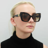 Dolce & Gabbana Sunglasses DG4405F 502/13 Dark Havana Brown Gradient