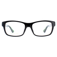 Gucci Glasses Frames GG0006O 006 Black Transparent Green Men Women