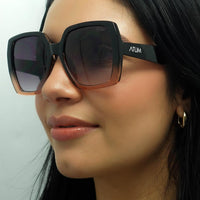 Atum Sunglasses Zouk C3 Black Nude Gradient Smoke Grey Gradient