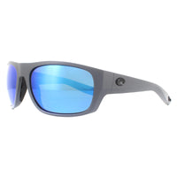 Costa Del Mar Sunglasses Tico TCO 98 OBMGLP Matte Grey Blue Mirror Polarized Glass