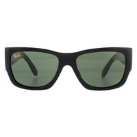 Ray-Ban Sunglasses Nomad RB2187 901/31 Shiny Black Green G-15
