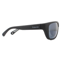 Polaroid Sport Sunglasses PLD 7030/S BSC EX Black Silver Grey Silver Mirror Polarized