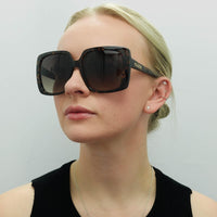 Guess Sunglasses GF6142 52F Black Brown Gradient