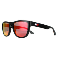 Tommy Hilfiger Sunglasses TH 1557/S 807 UZ Black Red Mirror