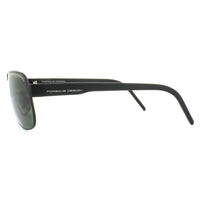 Porsche Design Sunglasses P8633 A V401 Black Grey Green Polarized