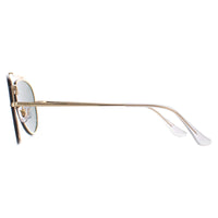 Ray-Ban Sunglasses Blaze Aviator 3584N 905071 Gold Dark Green 58mm