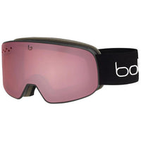 Bolle Ski Goggles Nevada Small 22040 Matte Black Corp Vermillon Gun