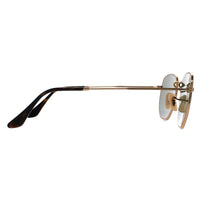Ray-Ban Sunglasses Hexagonal 3548N 001/30 Gold Silver Mirror 54mm
