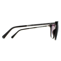 Swarovski Sunglasses SK0218 02B Matte Black Grey Gradient