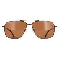 Serengeti Sunglasses Dorwinn SS578003 Shiny Gunmetal Mineral Polarized Drivers
