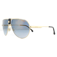 Carrera Sunglasses 1033/S 2M2 1V Black Gold Blue Gold Gradient Mirror