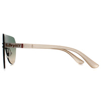 Superdry Sunglasses Monovector 150 Fluro Orange Crystal Green Peach Fade