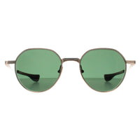 Dita Sunglasses Vers One DTS150-A-01 White Gold Silver G-15 Green