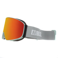 Bliz Ski Goggles Flow ZG8004-0200 Matte Light Grey Brown Red