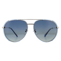 Polaroid Sunglasses PLD 6116/G/S V84 Z7 Ruthenium Blue Blue Gradient Polarized