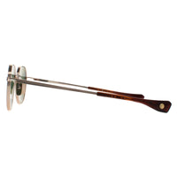 Dita Sunglasses Vers One DTS150-A-01 White Gold Silver G-15 Green